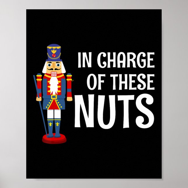 Nutcracker Costume Dancer Ballerina Gift jul Poster (Framsidan)