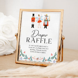 Nutcracker Diaper Raffle-julskuva Poster