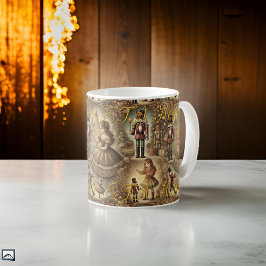 Nutcracker Doll och Maria by ETA Hoffman Kaffemugg