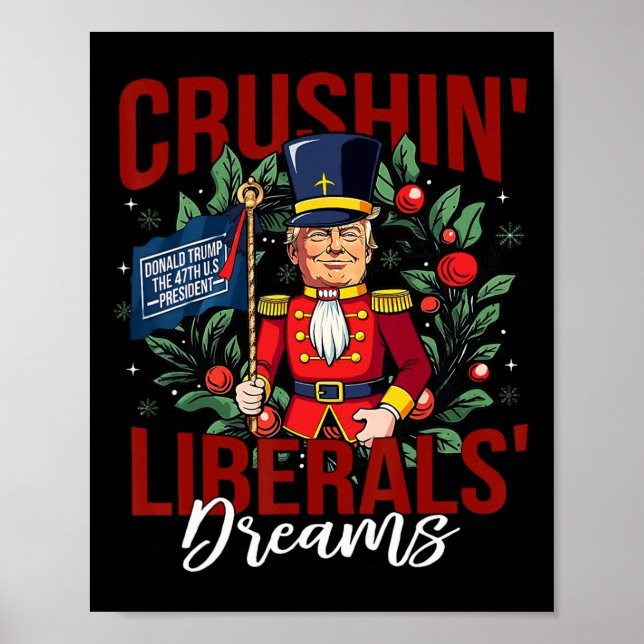 Nutcracker Donald Trump Den 47:e presidenten Funny Poster (Framsidan)