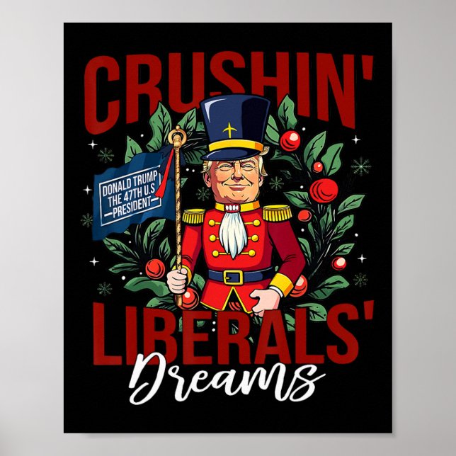 Nutcracker Donald Trump Den 47:e presidenten Funny Poster (Framsidan)