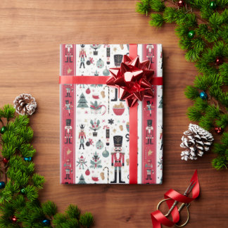 Nutcracker Elegance: Festive Gift Wrapping Papper Presentpapper