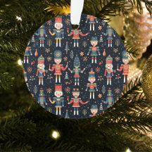 Nutcracker Elegance Festive Mönster Collection"