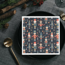 Nutcracker Elegance Festive Mönster Collection