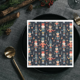 Nutcracker Elegance Festive Mönster Collection Pappersservett