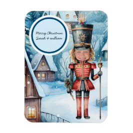 Nutcracker "ersätt ansikte"-julen magnet