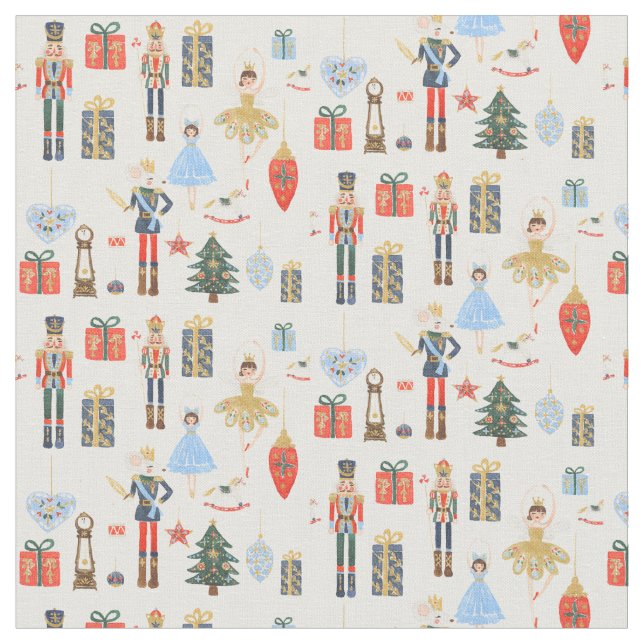 Nutcracker Fabric Tyg (Närbild)