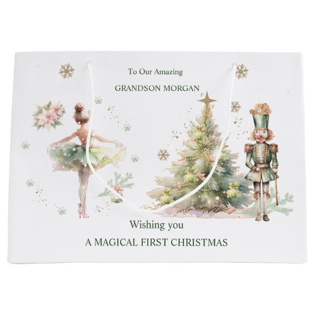 Nutcracker Fairy Story jul Gift Bag (Framsidan)