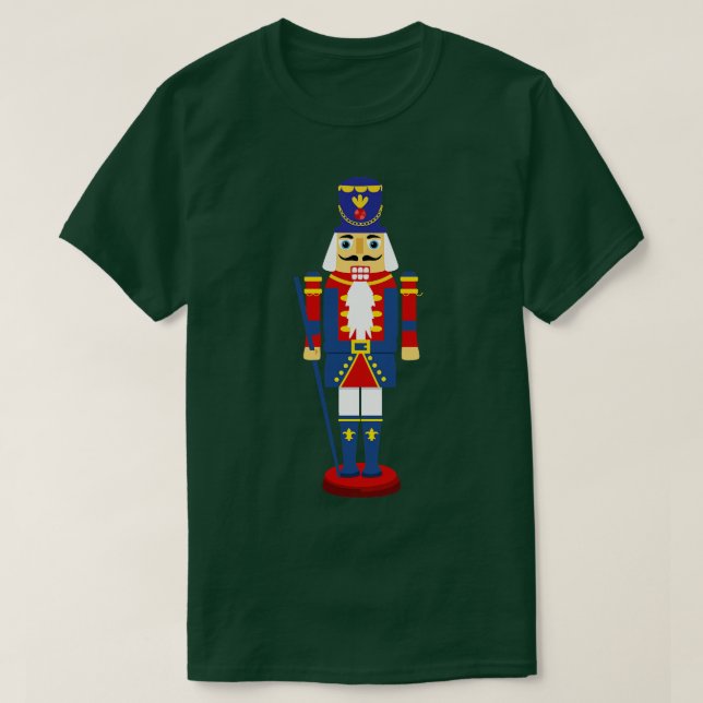 Nutcracker Figur matchande familjejul T Shirt (Design framsida)
