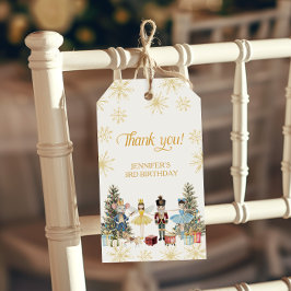 Nutcracker Födelsedagsfest Tack Gift-Märkre Presentetikett