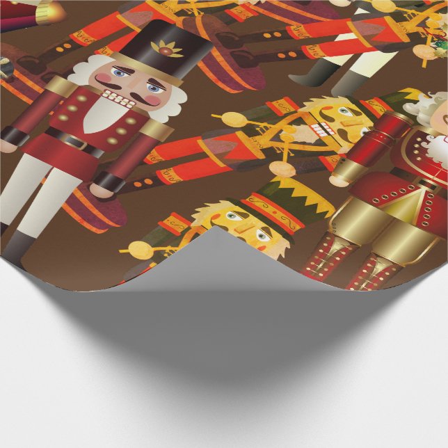 Nutcracker Frenzy Jul Wrapping Papper Presentpapper (Hörn)