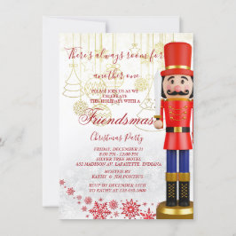 Nutcracker Friendsmas jul Party-inbjudan Inbjudningar