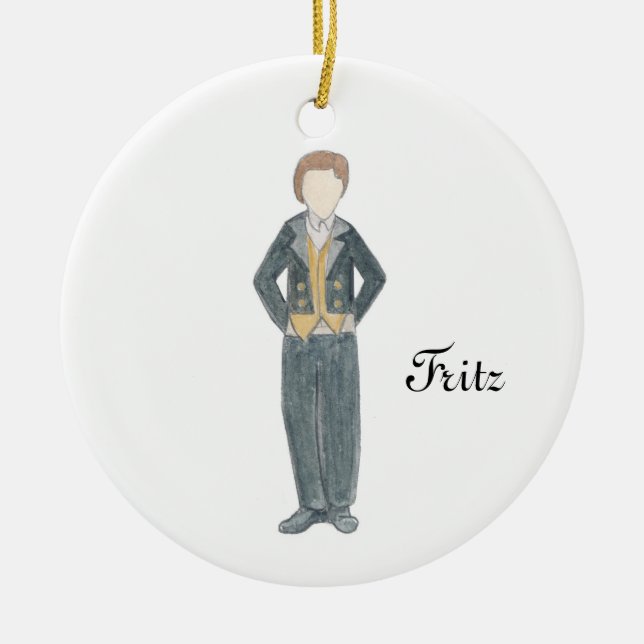 Nutcracker Fritz Keepsak Ornament (Framsidan)
