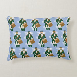 Nutcracker Frosted Blue Rectangular Cushion Prydnadskudde