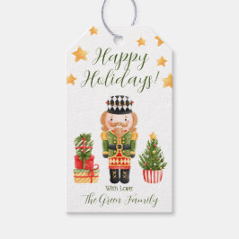 Nutcracker, gåvor, Julgran Glad helg Presentetikett