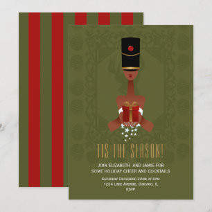 Nutcracker Gift-inbjudan till Julfest till julafto Inbjudningar