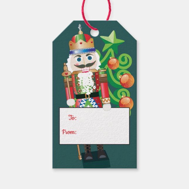Nutcracker Gift-Märkre Presentetikett (Framsidan)