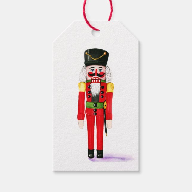 Nutcracker Gift-Märkre Presentetikett (Framsidan)