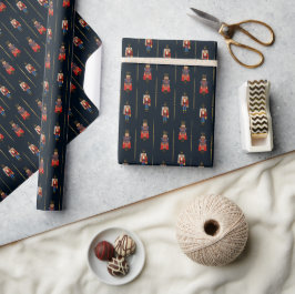 Nutcracker Gift Wrapping Papper jul/Helgdag Presentpapper