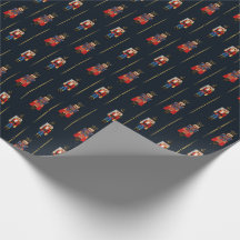 Nutcracker Gift Wrapping Papper jul/Helgdag