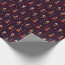 Nutcracker Gift Wrapping Papper jul/Helgdag