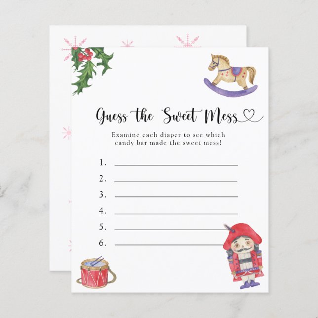 Nutcracker - Gissa det svenska  spelet (Fram/baksida)