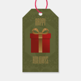 Nutcracker Glad helg Gift Juletiketters Presentetikett