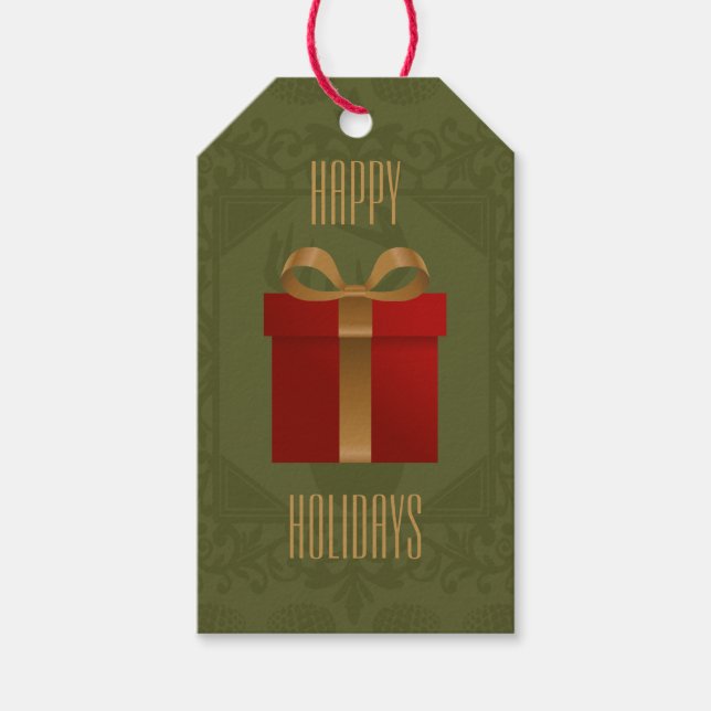 Nutcracker Glad helg Gift Juletiketters Presentetikett (Framsidan)