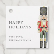 Nutcracker Glad helg Juletiketter