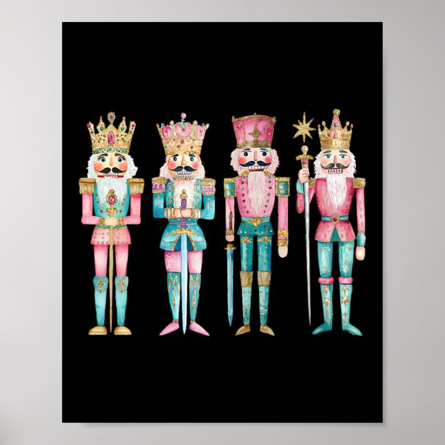 Nutcracker God jul Julafton Family Pajamas Hol Poster (Framsidan)