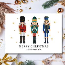 Nutcracker God jul minimalistisk jul Julkort