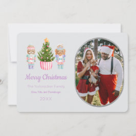Nutcracker God jul Photo Greeting Card Inbjudningar
