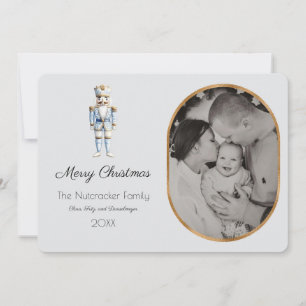 Nutcracker God jul Photo Greeting Card Inbjudningar