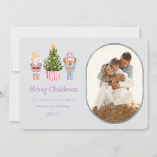 Nutcracker God jul Photo Greeting Card Inbjudningar