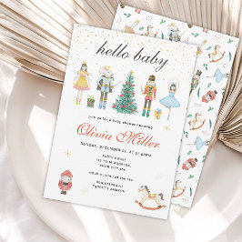 Nutcracker Hej Baby Shower Inbjudningar