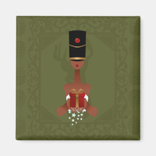 Nutcracker Helgdag Gift jul Magnet