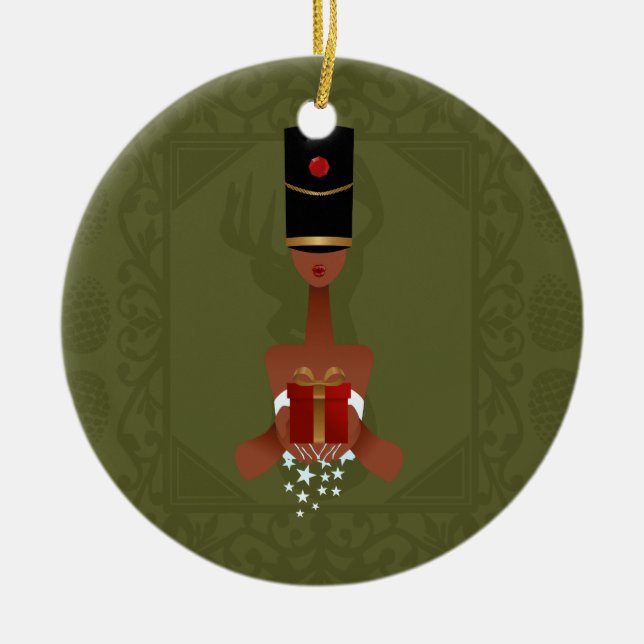 Nutcracker Helgdag Gift jul Ornament (Framsidan)