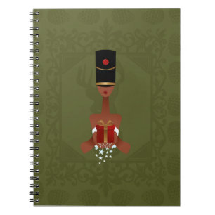 Nutcracker Helgdag Gift jul Spiral bärbar dator Anteckningsbok Med Spiral