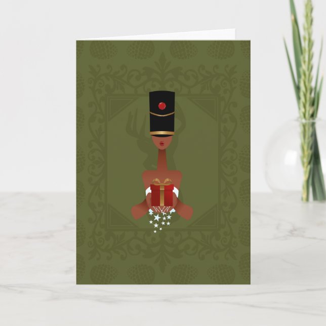 Nutcracker Helgdag Gift-julhälsningskort Helgkort (Framsida)