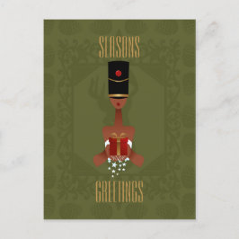 Nutcracker Helgdag Gift julvykort Helg Vykort