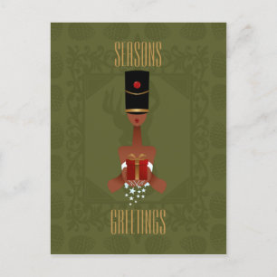Nutcracker Helgdag Gift julvykort Helg Vykort