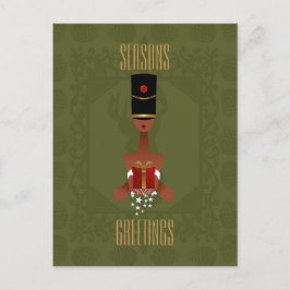 Nutcracker Helgdag Gift julvykort Helg Vykort