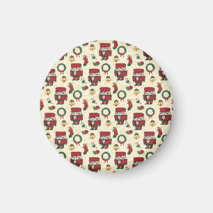Nutcracker Helgdag jul Magnet