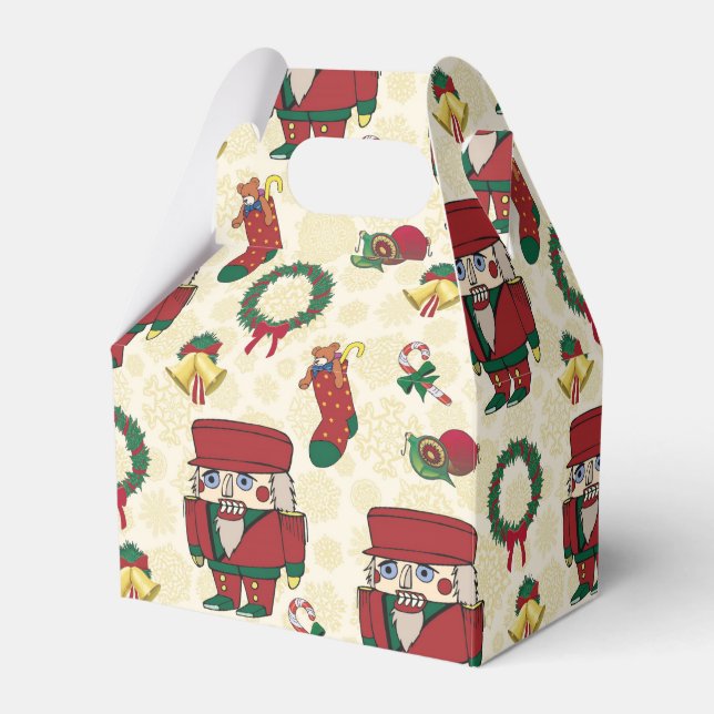 Nutcracker Helgdag jul Presentaskar (Framsidan Sidan)