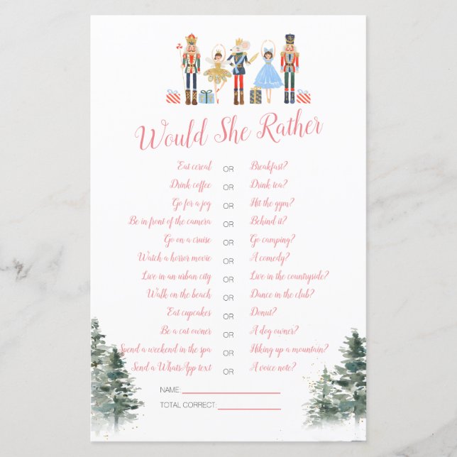 Nutcracker Helgdag Möhippa skulle hon hellre... (Framsida)