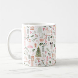 Nutcracker Helgdag Watercolor Kaffemugg