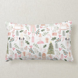 Nutcracker Helgdag Watercolor Lumbarkudde