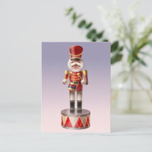 Nutcracker Hund Soldier Helg Vykort