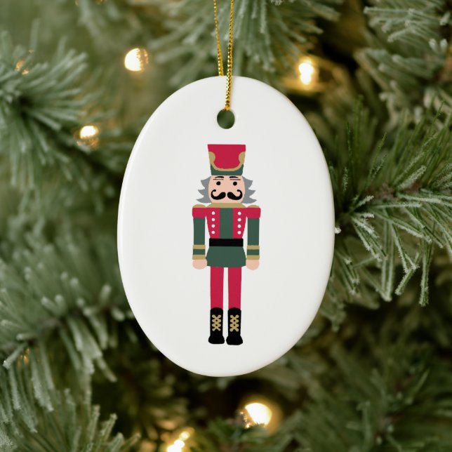 Nutcracker Illustration jul Design Classic C Julgransprydnad Keramik (Träd)