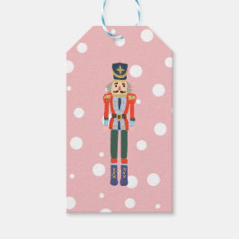 Nutcracker Illustration jul Design Classic Presentetikett